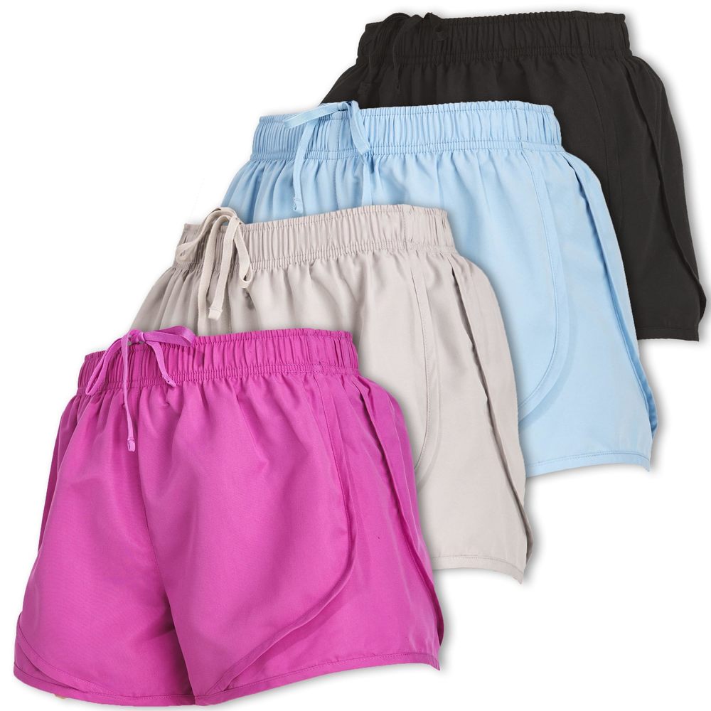 NEW Ultra Performance Women's Running Shorts 4-Pack Athletic Workout Gym Shorts